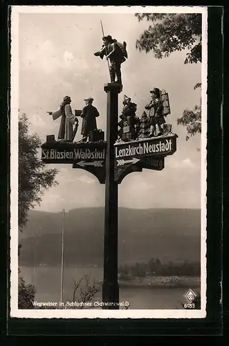 AK St. Blasin Waldshut, Wegweiser im Schwarzwald