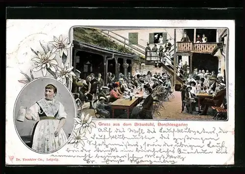 AK Berchtesgaden, Partie im Bräustübl