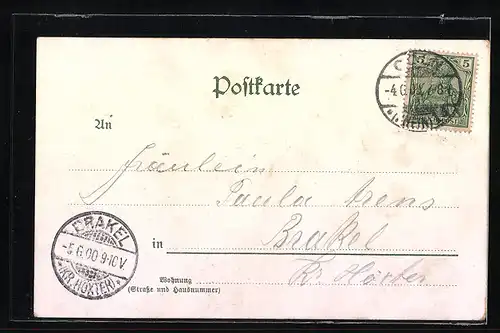 Lithographie Köln a. Rh., Hohenzollernring, Gereonskirche, Kaiser-Wilhelm-Denkmal