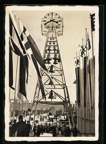 AK Zürich, Schweizerische Landes-Ausstellung 1939, Glockenturm