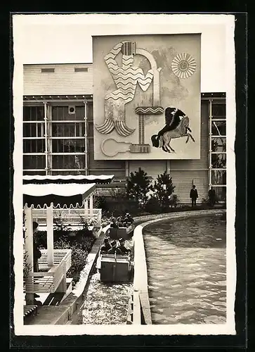 AK Zürich, Schweizerische Landesausstellung 1939, Schifflibach in der Abteilung Elektrizität