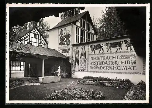 AK Zürich, Schweizerische Landesausstellung 1939, Trachtenhof in Riesbach