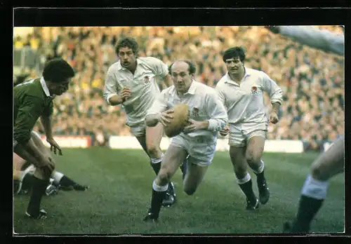 AK Rugby, Action picture of the England vs Ireland match 1984, Played at Twickenham