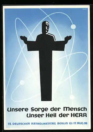 AK Berlin, 78. Deutscher Katholikentag 1958