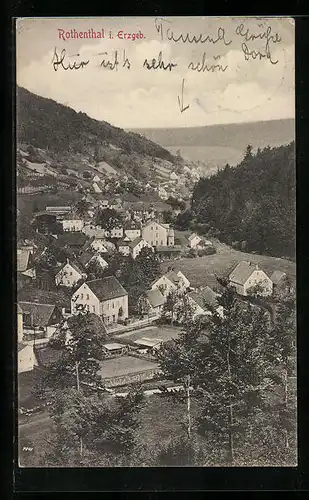 AK Rothenthal i. Erzgeb., Teilansicht