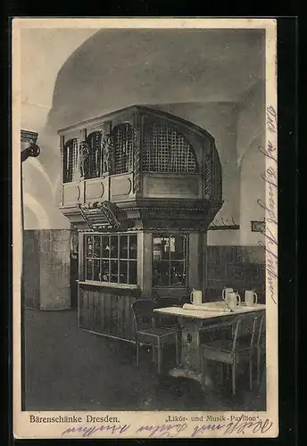 AK Dresden, Gasthof Bärenschänke, Webergasse und Zahnsgasse