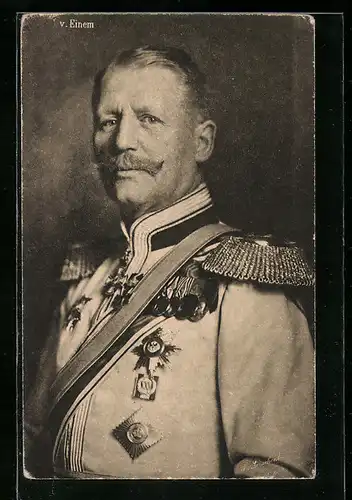 AK Generaloberst von Einem in Uniform