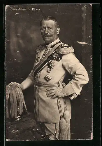 AK Generaloberst v. Einem in prachtvoller Uniform