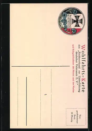 AK Heerführer Generaloberst von Einem in Orden behangener Uniform