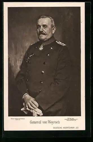AK General von Woyrsch, Deutscher Heerführer mit Pour le Mérite
