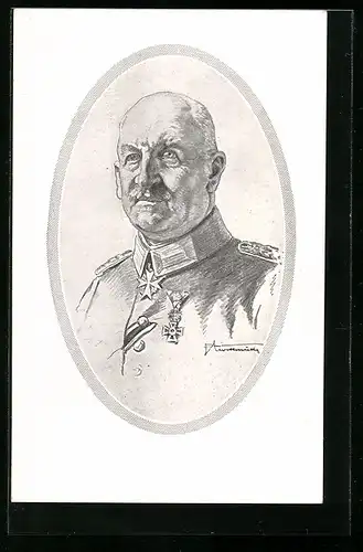 AK Heerführer General von Linsingen in Uniform