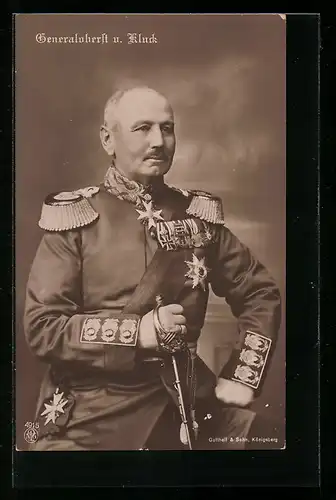 AK Generaloberst von Kluck in Paradeuniform