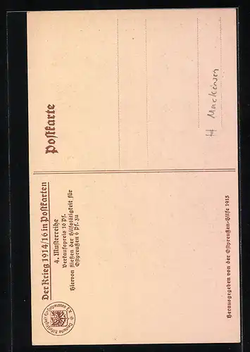 AK Heerführer Generalfeldmarschall von Mackensen in Uniform mit Orden