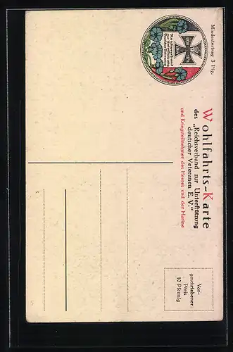 AK Heerführer Kriegsminister Wild von Hohenborn in Uniform