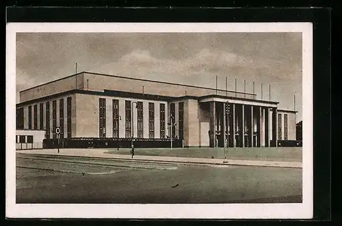 AK Berlin-Charlottenburg, Portal der Deutschlandhalle