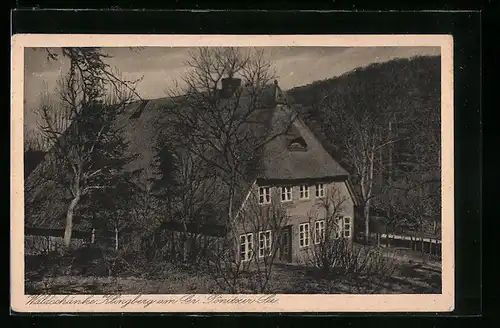 AK Gleschendorf, Gasthaus Waldschänke Klingenberg am Gr. Pönitzer See