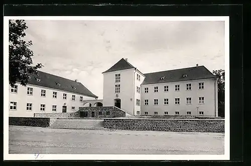 AK Langenbrücken, Blick auf die Neue Schule