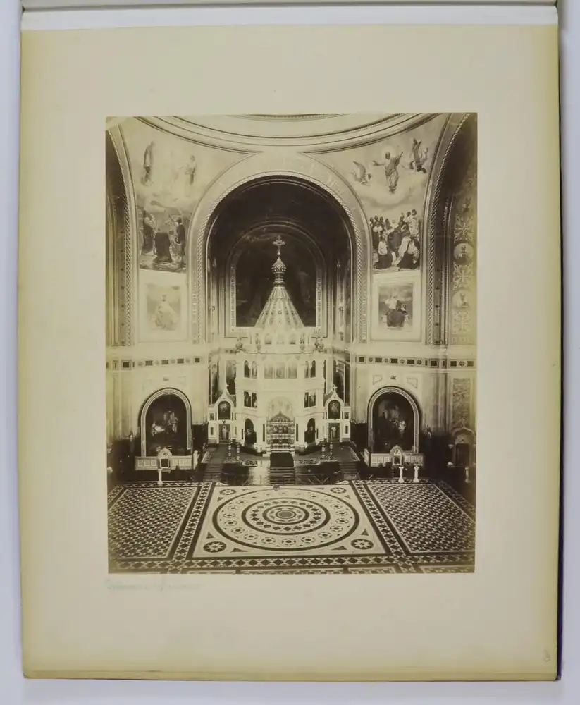 Fotoalbum 15 Fotografien J. Daziaro, Moskau, Ansicht Moskau - Moscou, Kremlin, Place Rouge, Basilique 40 x 32cm 11