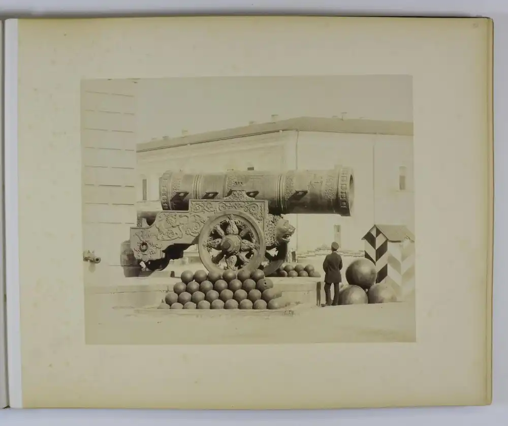 Fotoalbum 15 Fotografien J. Daziaro, Moskau, Ansicht Moskau - Moscou, Kremlin, Place Rouge, Basilique 40 x 32cm 5