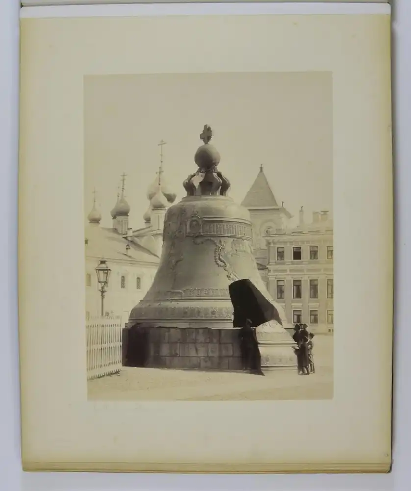 Fotoalbum 15 Fotografien J. Daziaro, Moskau, Ansicht Moskau - Moscou, Kremlin, Place Rouge, Basilique 40 x 32cm 7