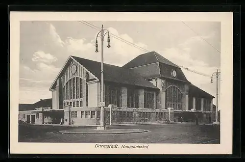 AK Darmstadt, Vor dem Hauptbahnhof