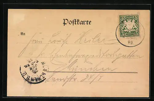 AK Miesbach, Blick auf den Ort