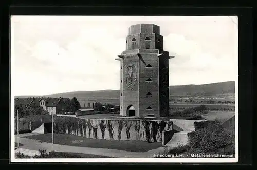 AK Friedberg i. H., Das Gefallenen-Ehrenmal