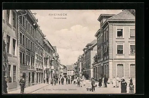 AK Rheineck, Blick in die Hauptstrasse