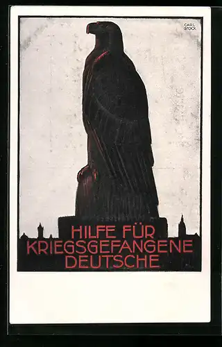 AK Frankfurt a. M., Hilfe für Kriegsgefangene Deutsche, Nagelung Schillerplatz