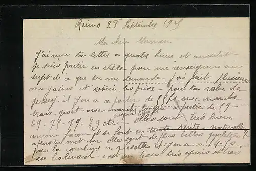 AK Reims, Place Drouet d`Erlon, Strassenbahn