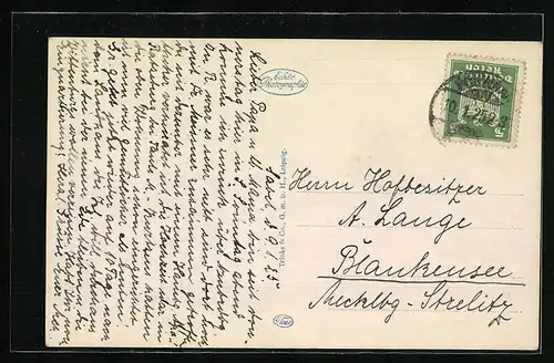 AK Rostock i. M., Steintor und Ständehaus mit Strassenbahn