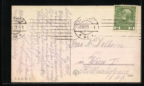 AK Salzburg, Westbahnstrasse mit aus der Vogelschau, Strassenbahn