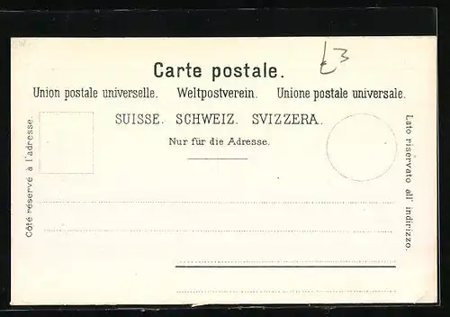 AK Basel, Strasse mit Gasthaus, Turm und Strassenbahn