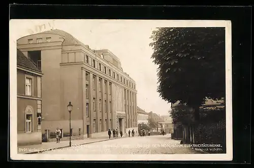 AK Bodenbach, Verwaltungsgebäude der Nordböhm. Elektricitätswerke