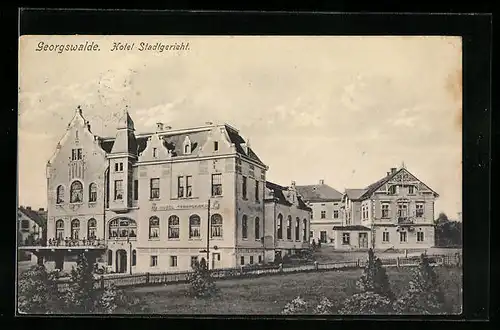 AK Georgswalde, Hotel Stadtgericht