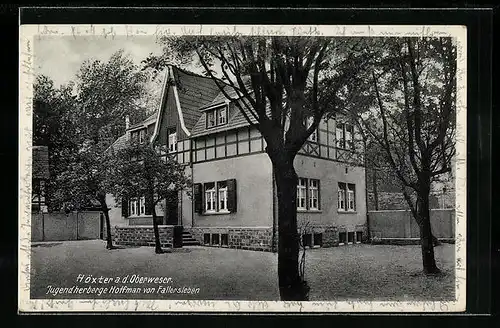 AK Höxter a. d. Oberweser, Jugendherberge Hoffmann von Fallersleben