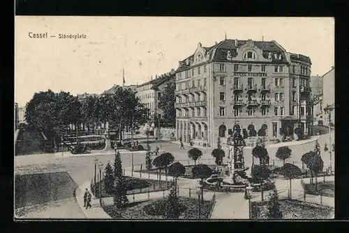 AK Kassel, Strassenpartie am Ständeplatz