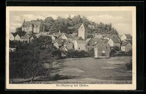 AK Stauffenberg bei Giessen, Gesamtansicht mit Feldern