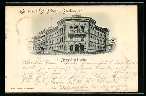 AK Saarbrücken-St. Johann, Bergwerksdirektion