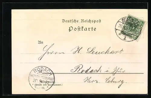 Lithographie Göttingen, Plesse, Mariaspring, Hardenberg, Hanstein, Bismarckturm