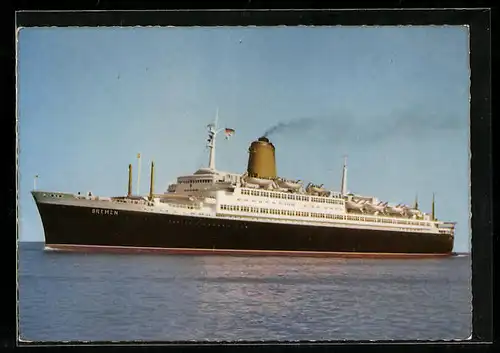 AK Passagierschiff Bremen, Flaggschiff des Norddeutschen Lloyd