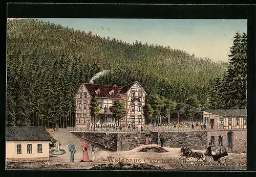 AK Oker i. H., Gasthof Waldhaus