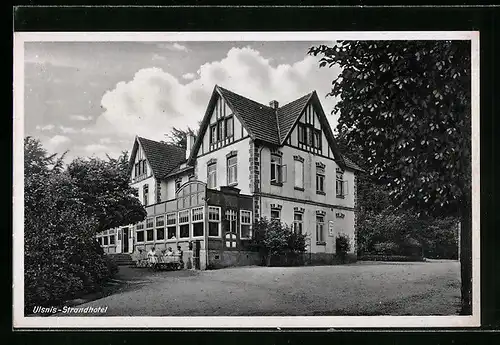 AK Ulsnis, Strassenpartie am Strandhotel