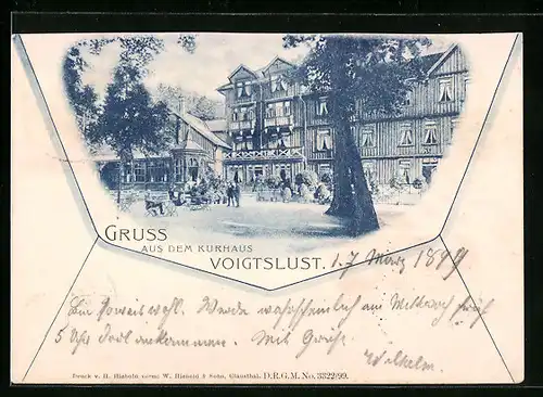 AK Clausthal, Gasthof Kurhaus Voigtslust