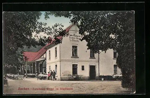 AK Aachen, Gasthaus Forsthaus Siegel im Stadtwald