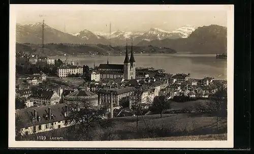 AK Luzern, Panorama der Stadt