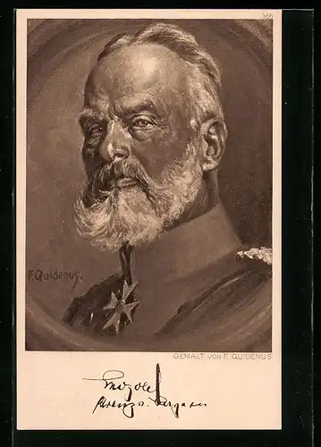 AK Prinz Leopold von Bayern in Uniform, Der Krieg 1914-16