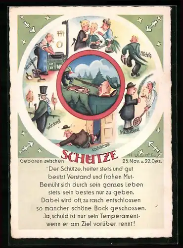 AK Charaktereigenschaften des Sternzeichens Schütze