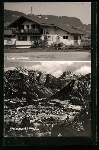 AK Oberstdorf, Hotel-Pension Luxenhofer, Panorama