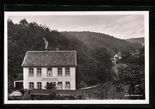 AK Schalksmühle, Gasthaus zum Grünental von Willi vom Brocke